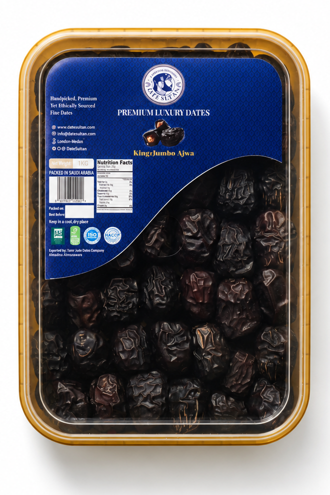 Packaged King Jumbo Ajwa by Date Sultan
